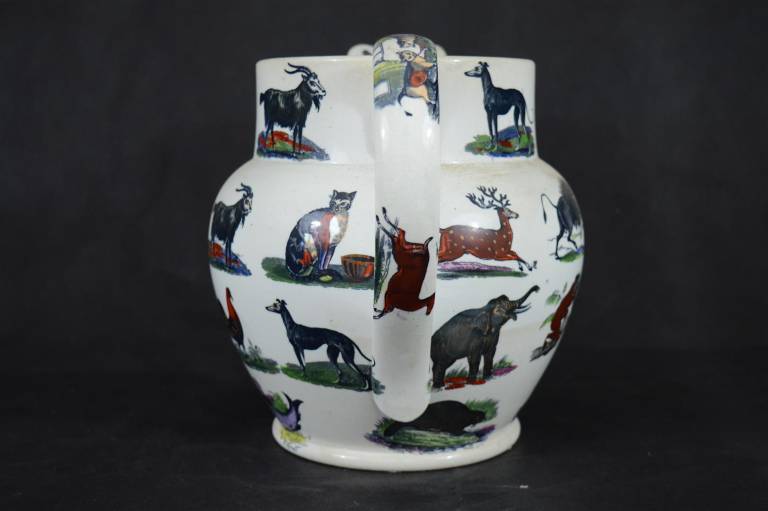 Elsmore and Forster Joker Jug with Animals - Elsmore and Forster