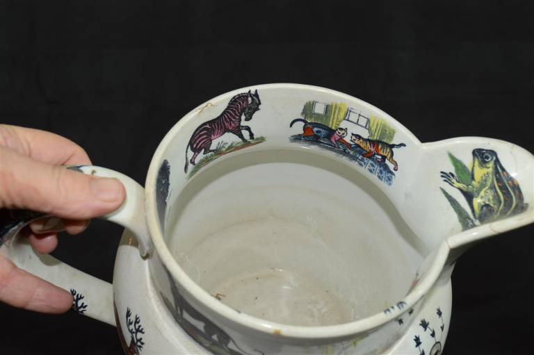 Elsmore and Forster Joker Jug with Animals - Elsmore and Forster