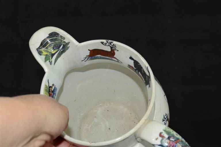 Elsmore and Forster Joker Jug with Animals - Elsmore and Forster