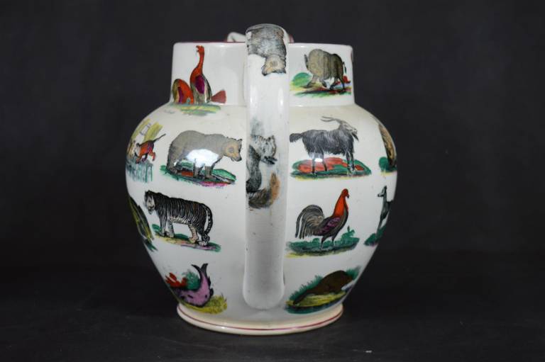 Elsmore and Forster Joker Jug with Animals - Elsmore and Forster