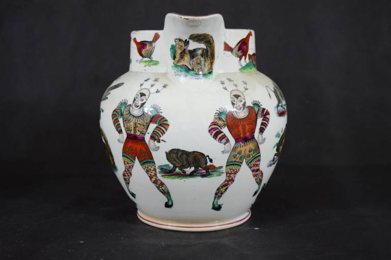 Elsmore and Forster Joker Jug with Animals - Elsmore and Forster