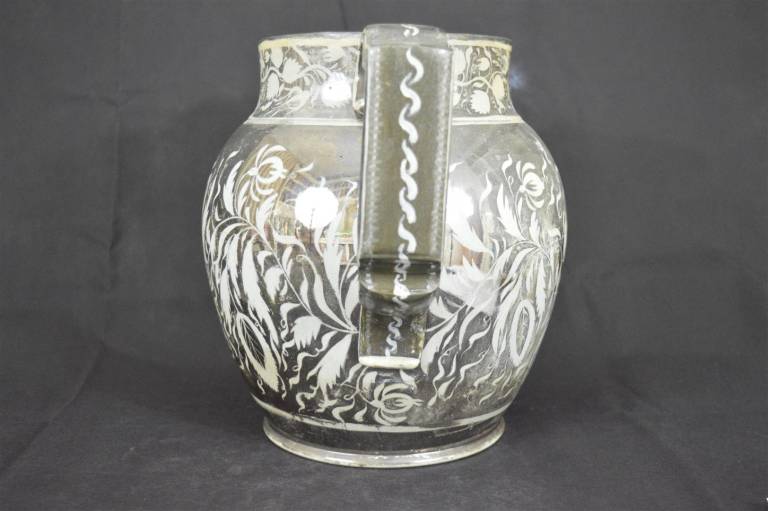 Very Large Silver Lustre Jug - Biggest Ever - Unknown