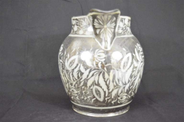 Very Large Silver Lustre Jug - Biggest Ever - Unknown