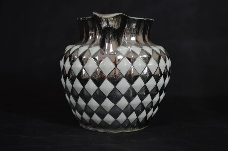 Silver Lustre Pineapple Jug - Unknown