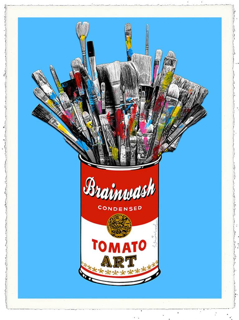 Brainwash Condensed Tomato Art - Set of 6 Original Prints - Mr Brainwash