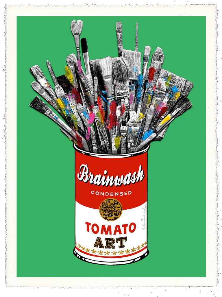 Brainwash Condensed Tomato Art - Set of 6 Original Prints - Mr Brainwash