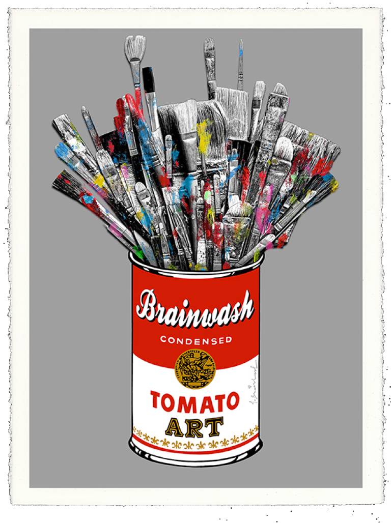 Brainwash Condensed Tomato Art - Set of 6 Original Prints - Mr Brainwash