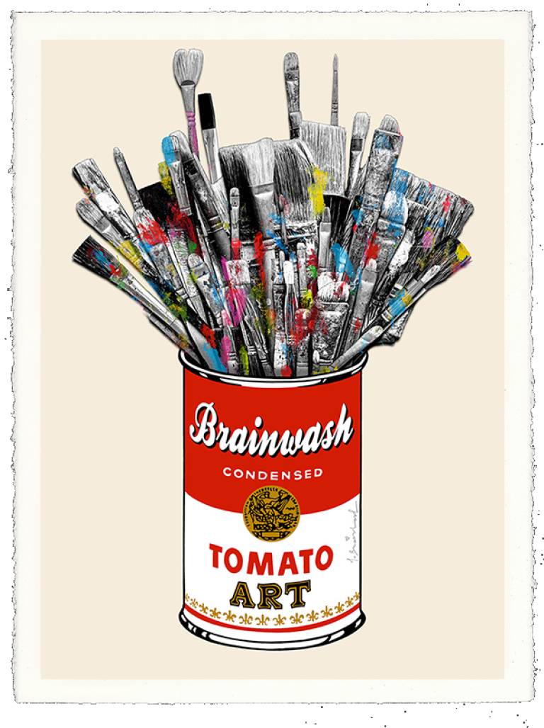 Brainwash Condensed Tomato Art - Set of 6 Original Prints - Mr Brainwash