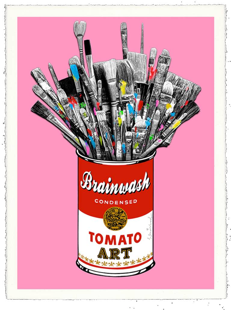 Brainwash Condensed Tomato Art - Set of 6 Original Prints - Mr Brainwash