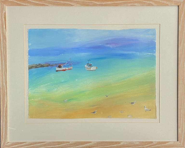 St Ives, May '98, diffusion of sand sea and sky - Emma Jeffryes