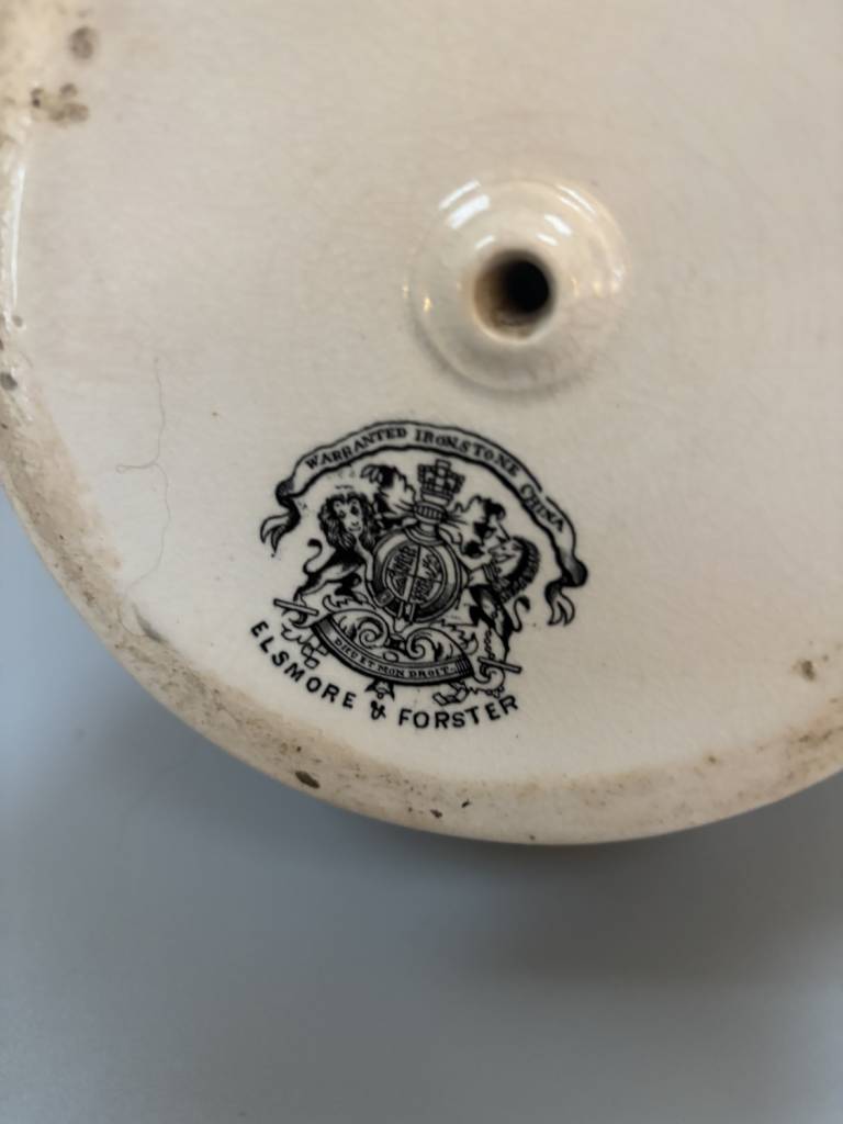 Elsmore and Forster Jug with Double Harlequins & Dancing Girls - Elsmore and Forster