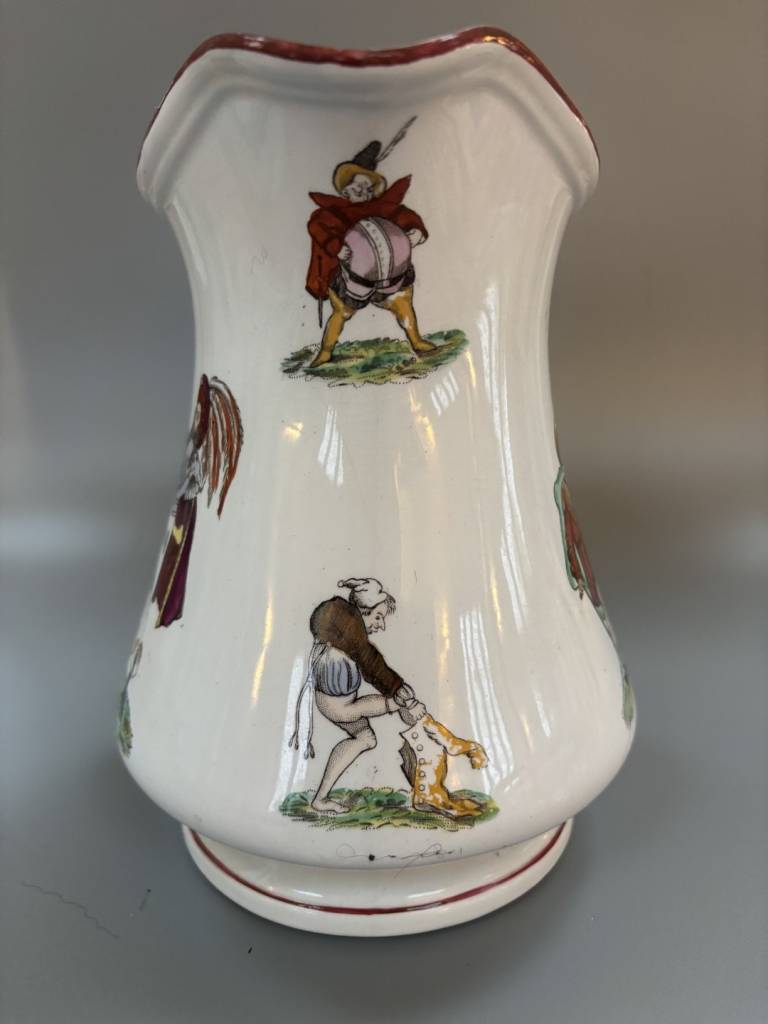 Elsmore and Forster Jug with Harlequins & Dancers - Elsmore and Forster