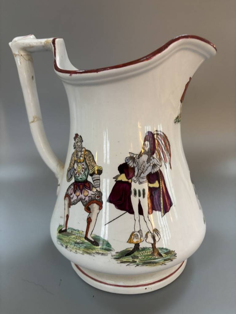 Elsmore and Forster Jug with Harlequins & Dancers - Elsmore and Forster