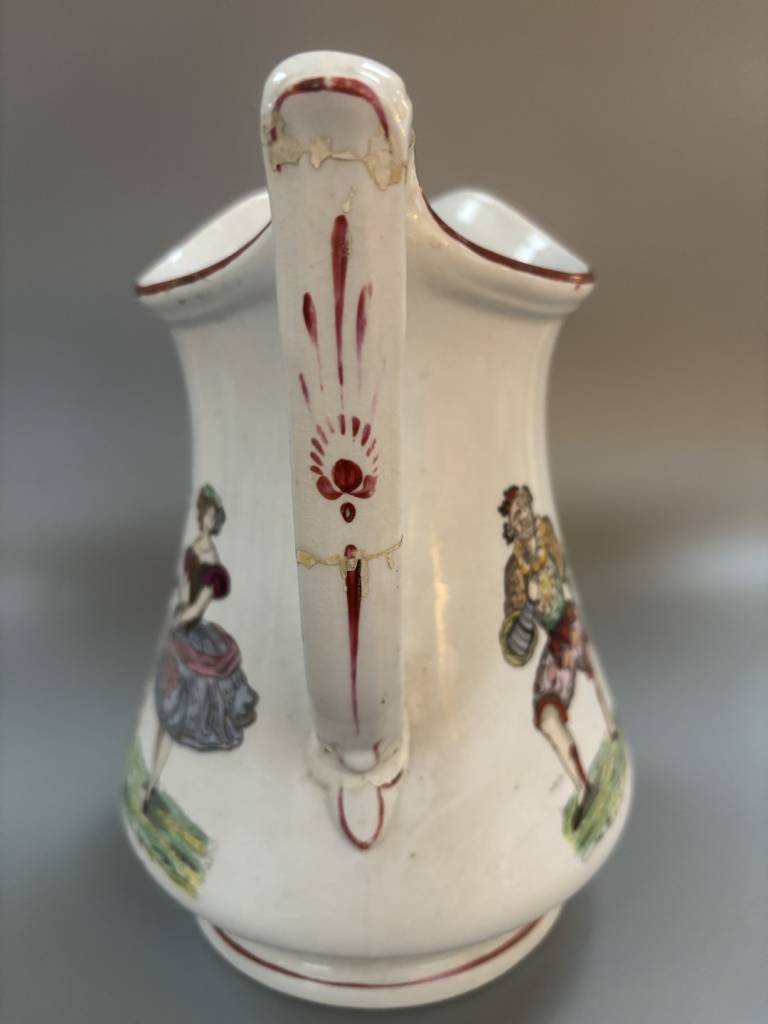 Elsmore and Forster Jug with Harlequins & Dancers - Elsmore and Forster