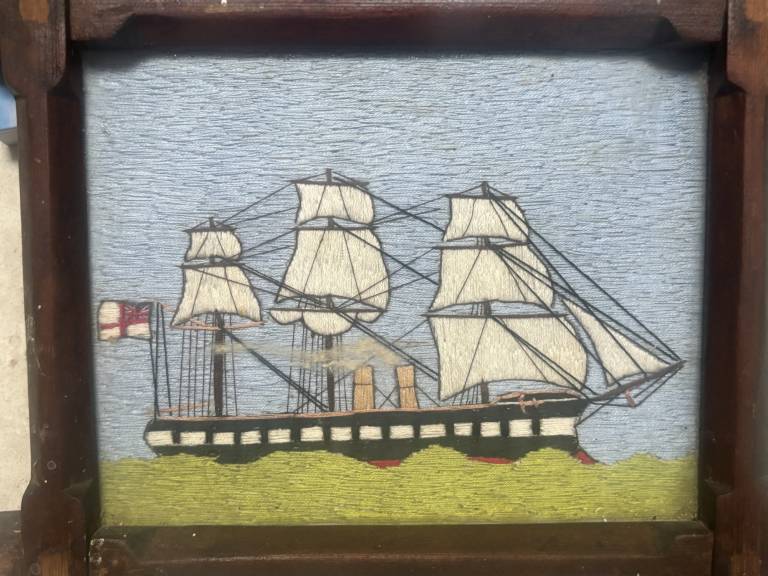 Three Masted Frigate Steamer - Colin Millington