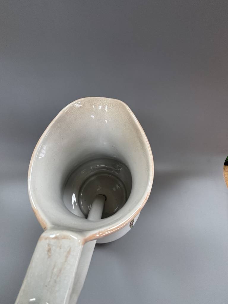 Elsmore and Forster Puzzle Jug with Double Harlequins & Three Cocks Motif - Elsmore and Forster