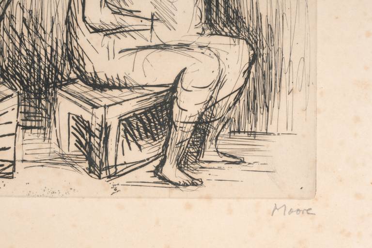 Studies for Mother and Child - Henry  Moore