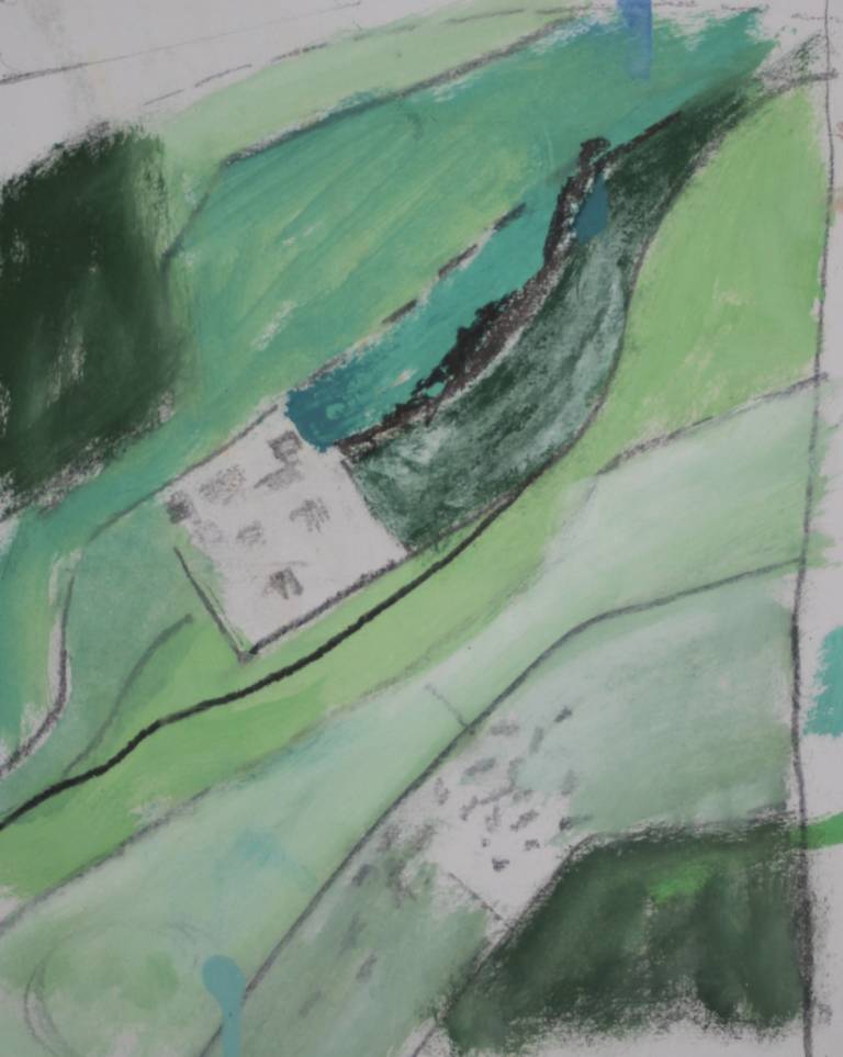 Yorkshire Dales Preliminary Sketch 4 - Max Aiken