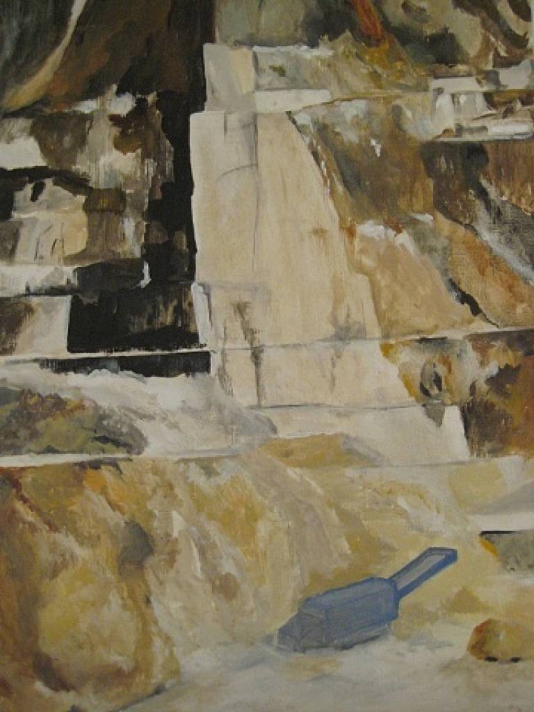 Italy.  Old quarry working - Max Aiken