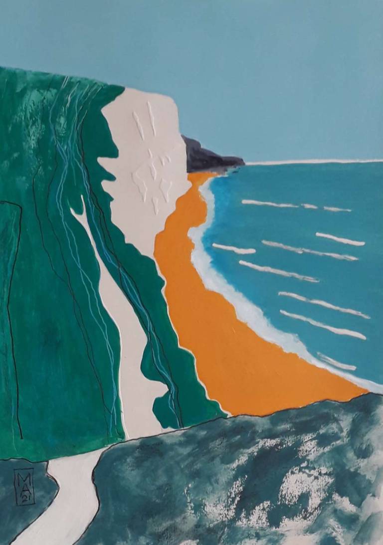 Foreshore and sand, green hue, Lulworth - Max Aiken