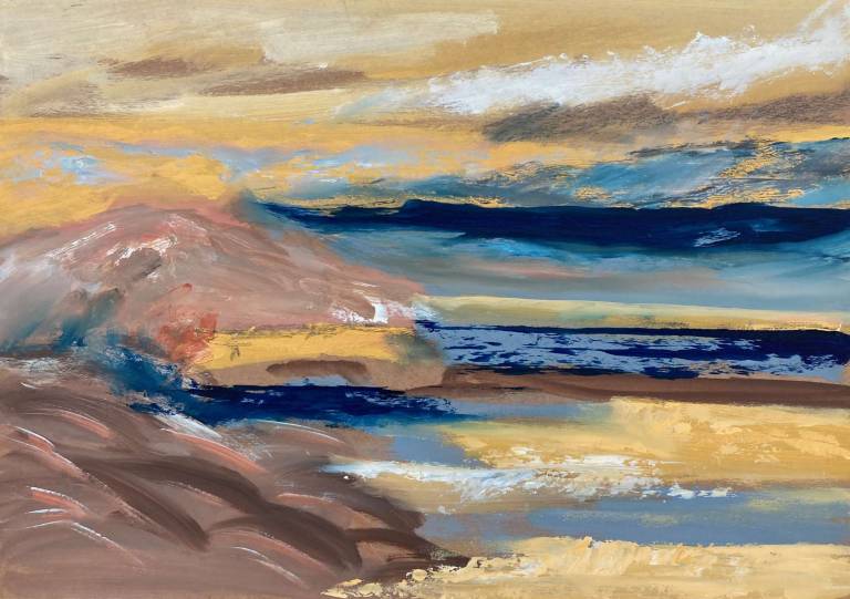 Lanzarote.   No 4.   Golden landscape.       P - Max Aiken