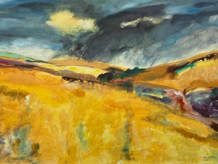 Across the Fields in a Storm Shoscombe - Max Aiken