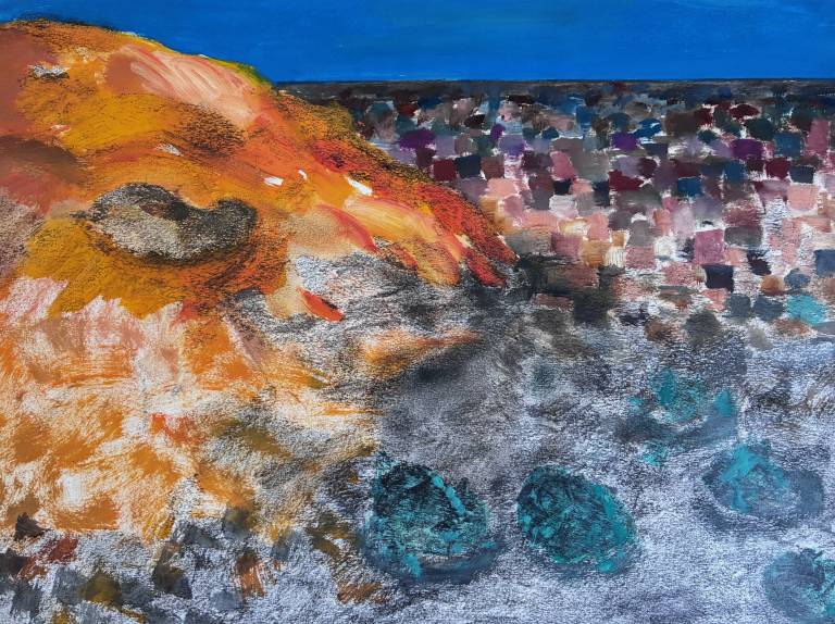 Lanzarote - Orange Flame and Patchwork - Max Aiken