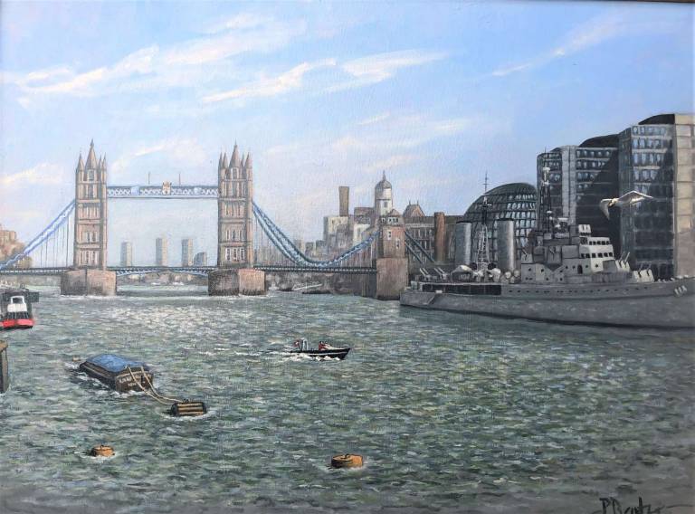 Tower Bridge and HMS Belfast - Peter Barter