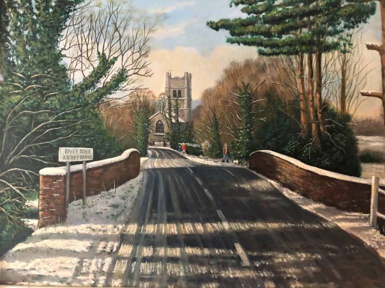 Church from Abbey Bridge - Peter Barter