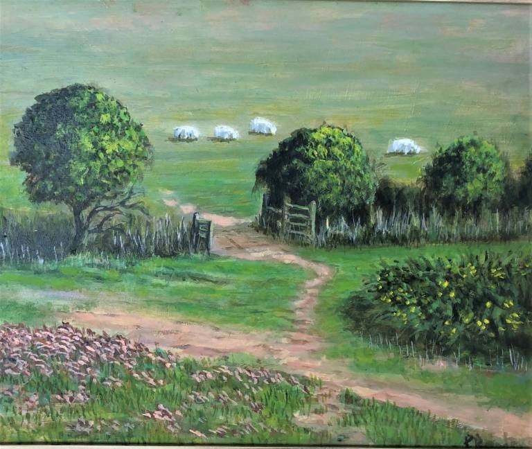 pathway to the sheep - Peter Barter