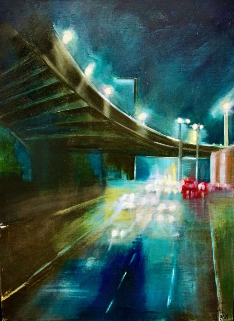 Great West Road at Night ( Now Sold ) - Helena Butler