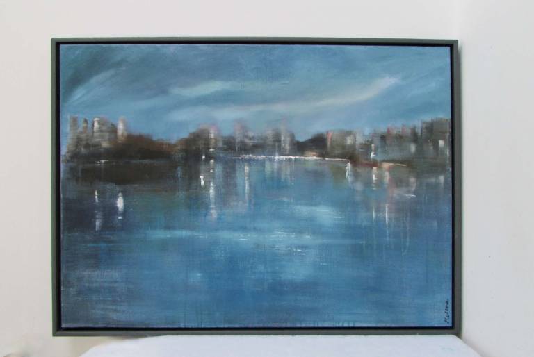 Just Before the Storm. Framed in charcoal grey wood - Helena Butler