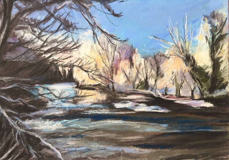 Ice Cold River Teme - Sally Mole