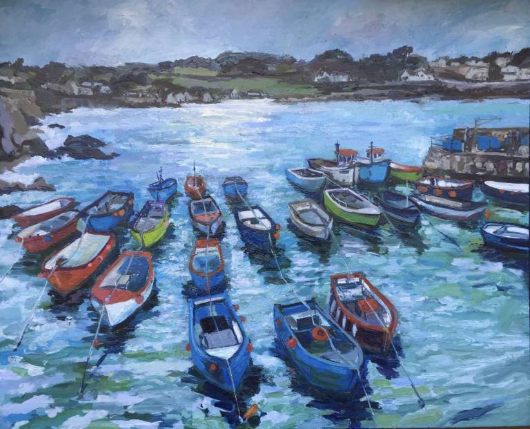 Evening light Coverack Cornwall - Sally Mole