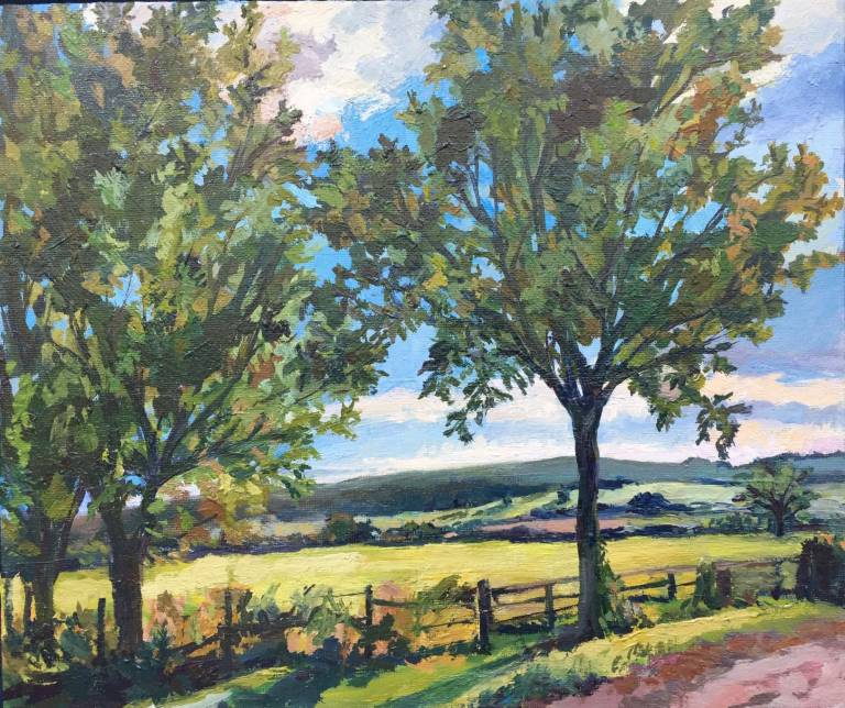 Summer Trees, price includes frame, for postage please DM - Sally Mole