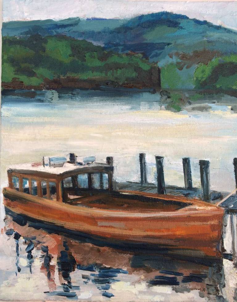 Lakeland Ferry Windermere. Art Poster - Sally Mole