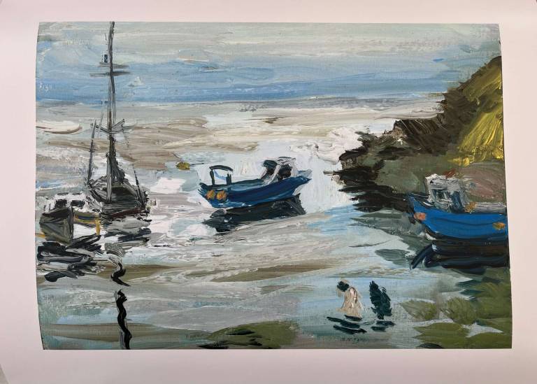 Polperro Harbour Cornwall - Sally Mole