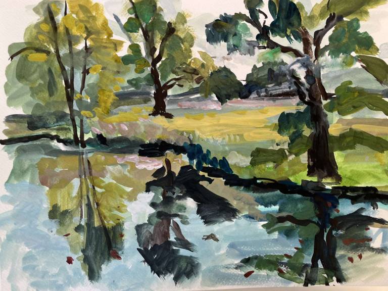 Reflections on the River Teme - Sally