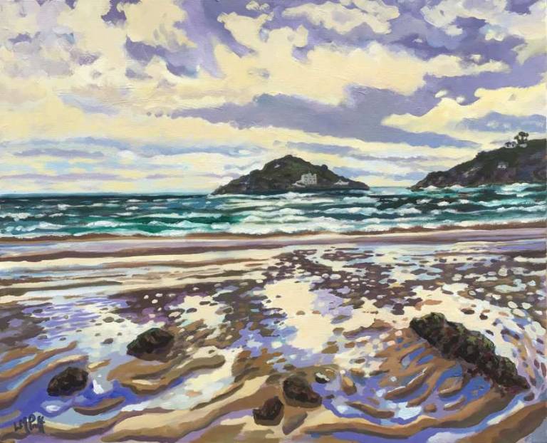 Waves at Bigbury - Lucy Pratt