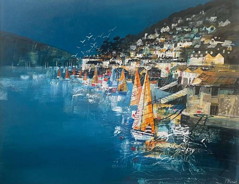 Sail Boats, Salcombe Harbour - Mike Bernard RI