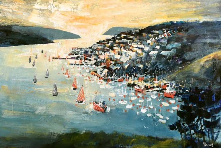 'Evening Light, Salcombe Harbour' - Mike Bernard