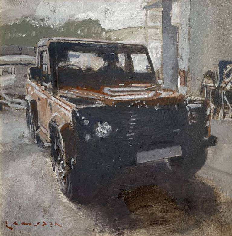Yeoward Red Land Rover - Greg Ramsden ARSMA