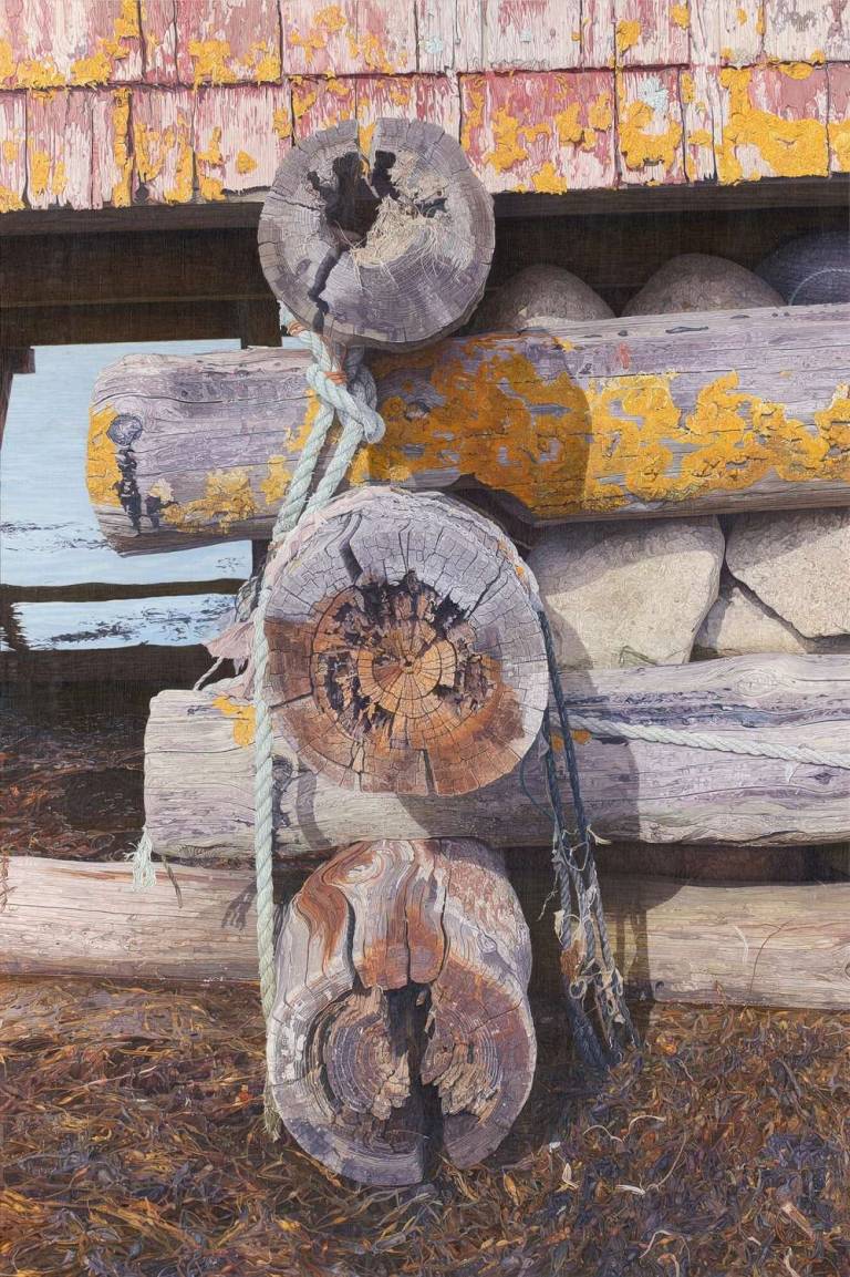 Fishing Hut Timbers, Peggys Cove I - Gareth Brown RSMA