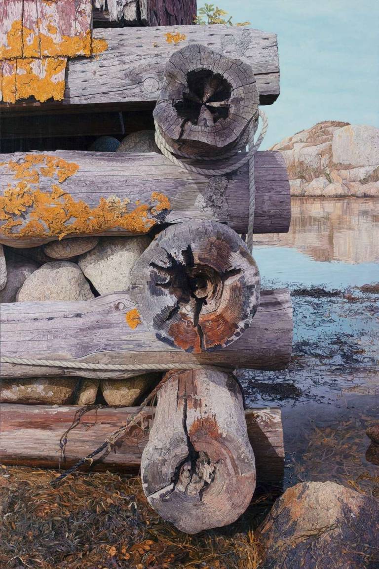 Fishing Hut Timbers, Peggys Cove II - Gareth Brown RSMA