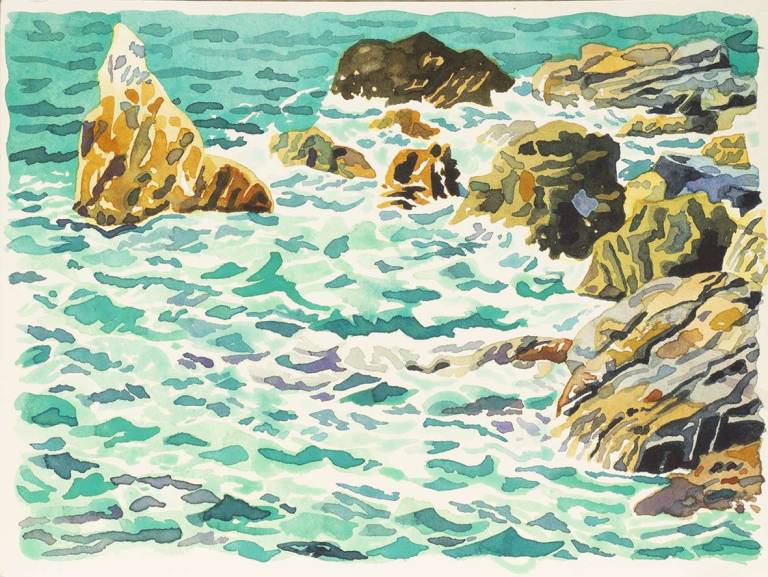Abigail McDougall - The Rocks At Punta Bianca
