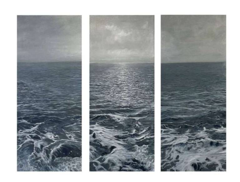 Greg Ramsden ARSMA - Ocean Triptych print (unframed)