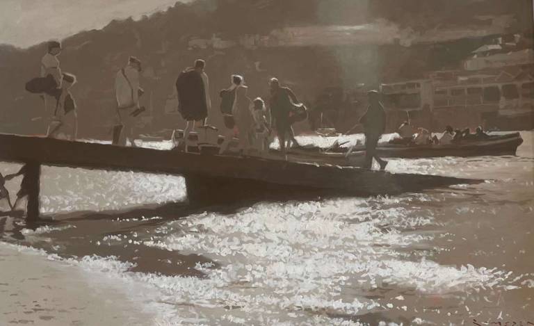 Evening Ferry Study - Greg Ramsden ARSMA