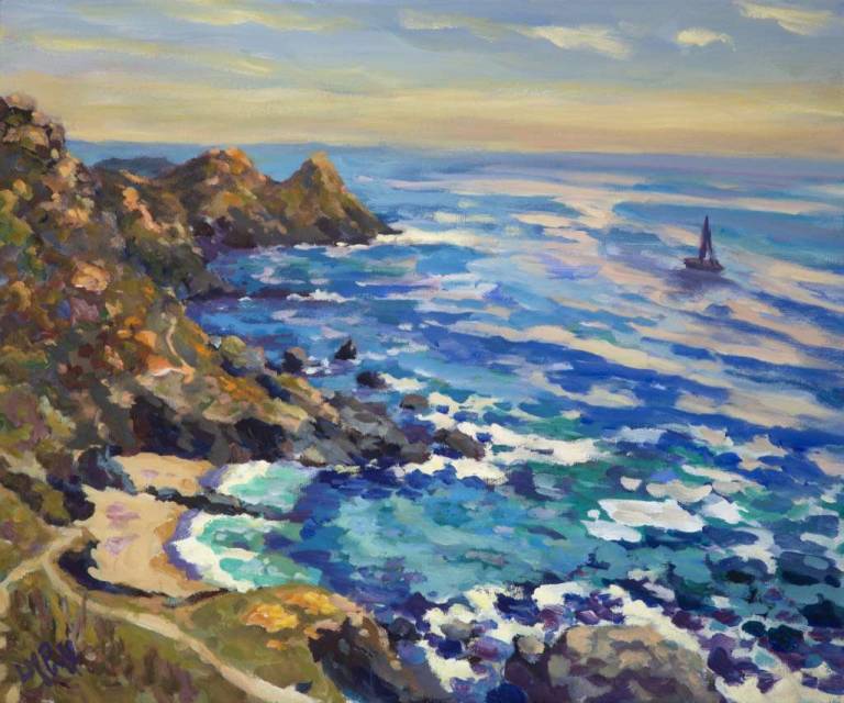 Ultramarine Sea Gara Rock - Lucy Pratt