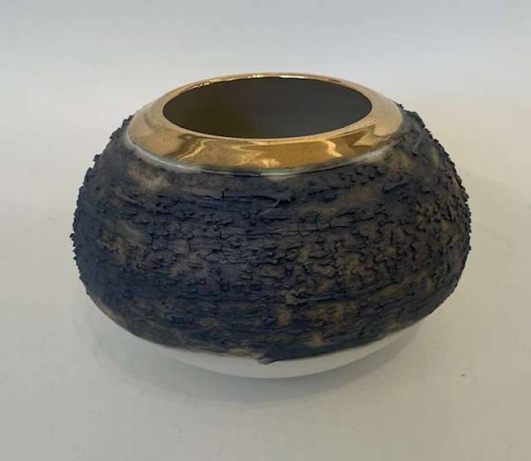 Alex McCarthy - Textured Orb with gold lustre