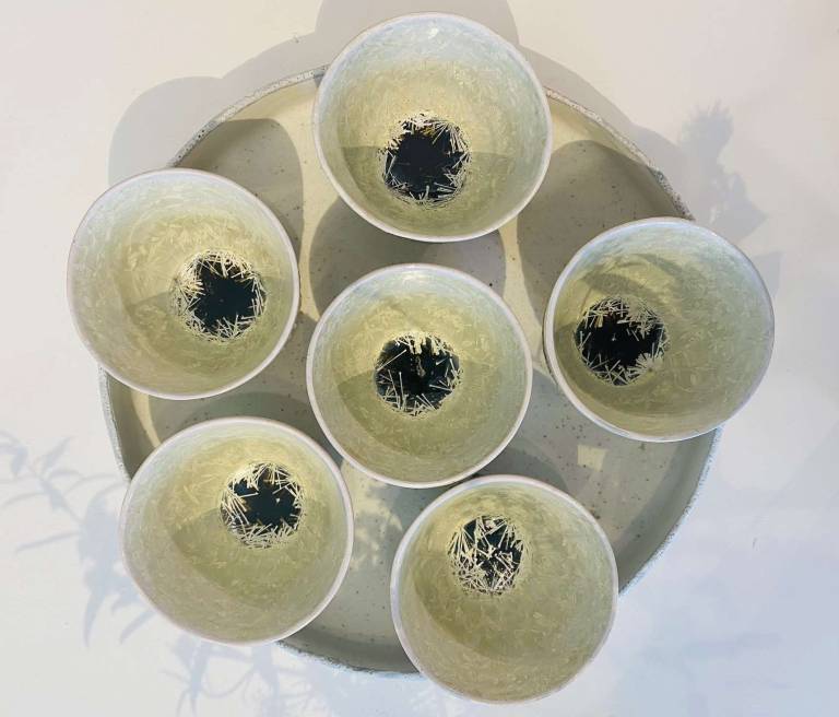Tray and Beakers - Hilary La Force